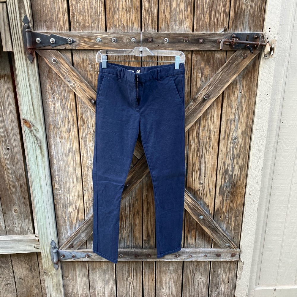 GAP Skinny Crop Navy Khakis